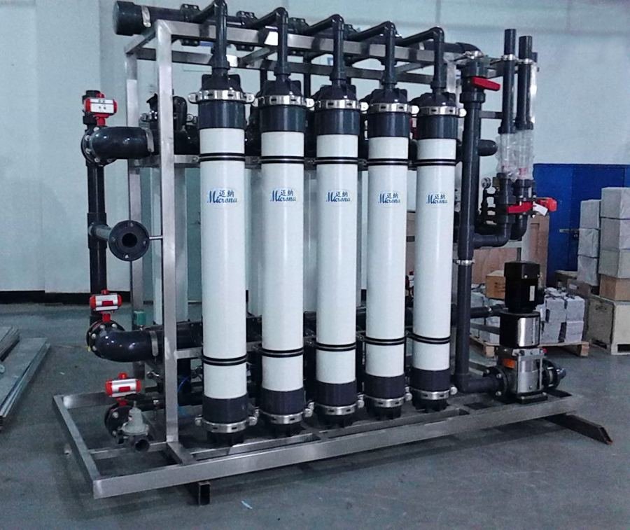UF ultrafiltration water treatment system, hollow fiber ultrafiltration equipment for water pre-treatment